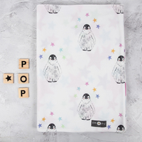Penguin Towel - Coloured stars